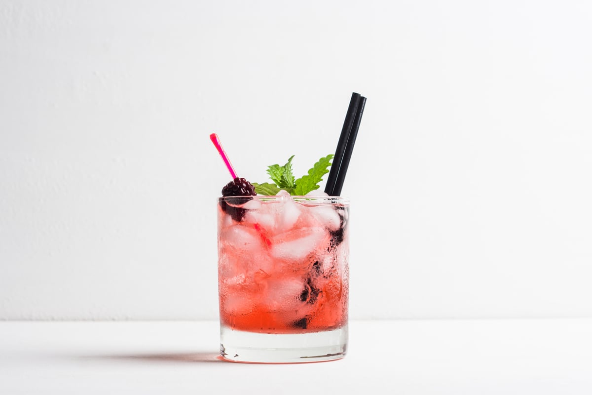 Blackberry cocktail